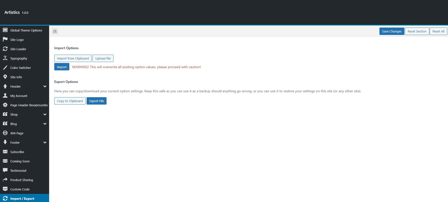 documentation