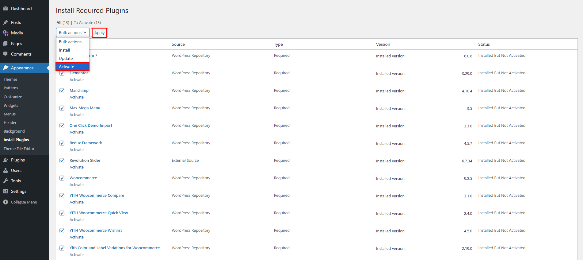 documentation